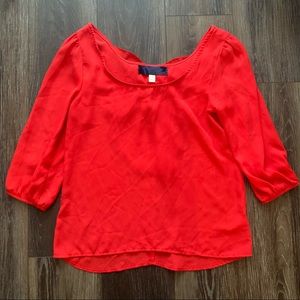 Pink flowy blouse by Blue Rain, size small